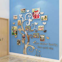 Photo Frame Tree Self-adhesive Creative Photo Wall Living Room Bedroom Wall Decoration 3d Stereo Acrylic Background Wall Stickers