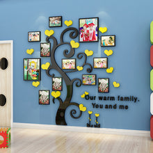 Photo Frame Tree Self-adhesive Creative Photo Wall Living Room Bedroom Wall Decoration 3d Stereo Acrylic Background Wall Stickers