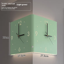 Double-sided Corner Household Minimalist Wall Lamp Clock