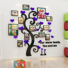 Photo Frame Tree Self-adhesive Creative Photo Wall Living Room Bedroom Wall Decoration 3d Stereo Acrylic Background Wall Stickers