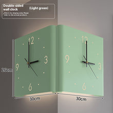 Double-sided Corner Household Minimalist Wall Lamp Clock