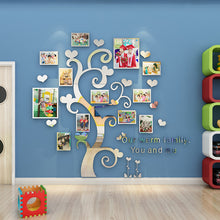 Photo Frame Tree Self-adhesive Creative Photo Wall Living Room Bedroom Wall Decoration 3d Stereo Acrylic Background Wall Stickers