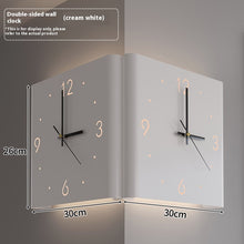 Double-sided Corner Household Minimalist Wall Lamp Clock