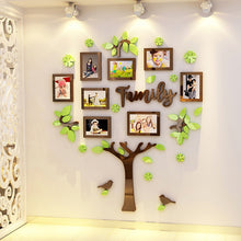 Family Tree Photo Frame Acrylic 3D Stereo Wall Sticker