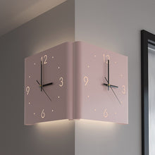 Double-sided Corner Household Minimalist Wall Lamp Clock