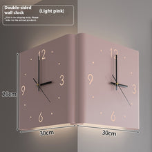 Double-sided Corner Household Minimalist Wall Lamp Clock